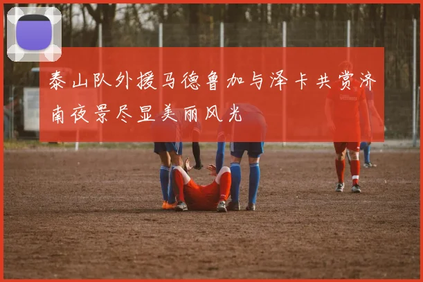 泰山队外援马德鲁加与泽卡共赏济南夜景尽显美丽风光